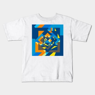 Cubist Ripples Kids T-Shirt